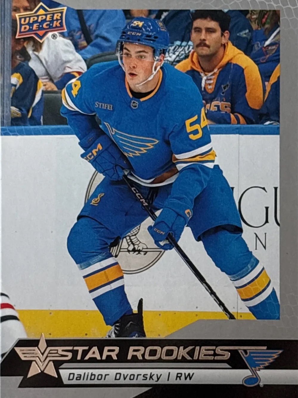 Upper Deck Star Rookies Hockey Trading Card - Dalibor Dvorsky